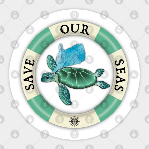 Save Our Seas Sticker by CuriousCurios